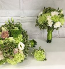 Яркие свадебные букеты