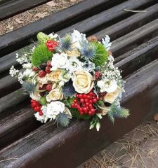Яркие свадебные букеты