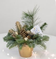 Композиция со свечой Огоньки