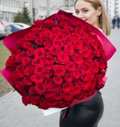 букет из 101 розы